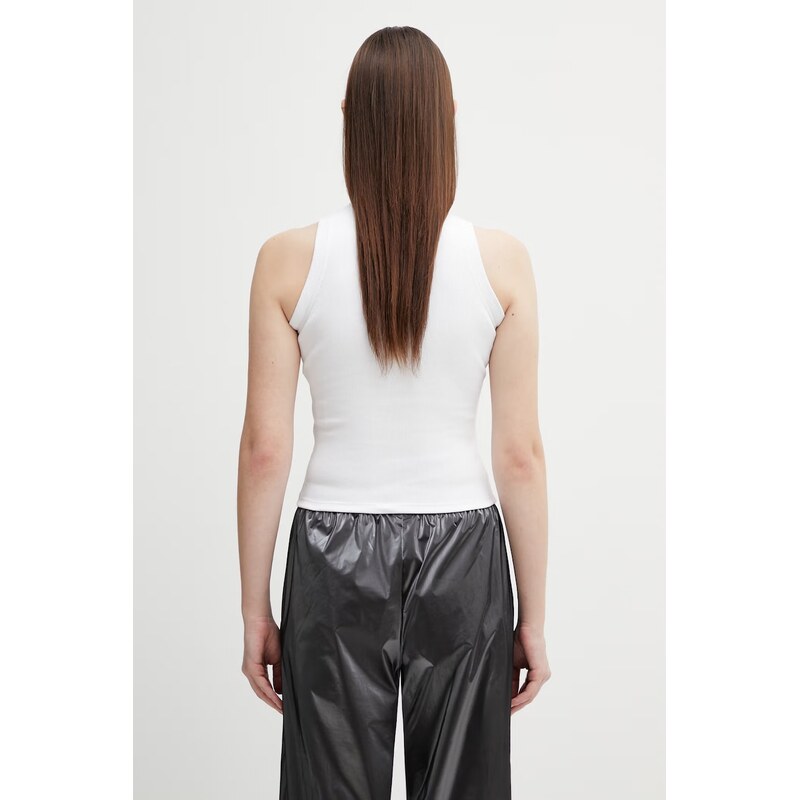 Off-White top dámský bavlněný s elastanem Off Stamp