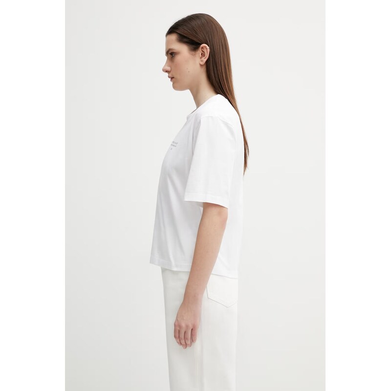Bavlněné tričko Off-White Statement Boxy