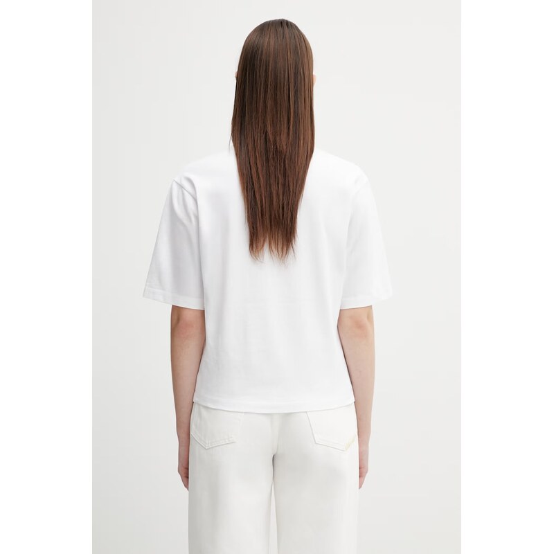 Bavlněné tričko Off-White Statement Boxy