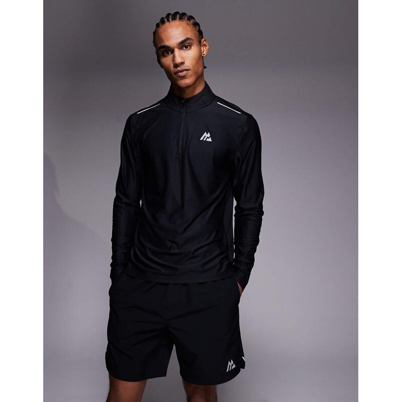 Montirex Charge 2.0 1/2 zip in black