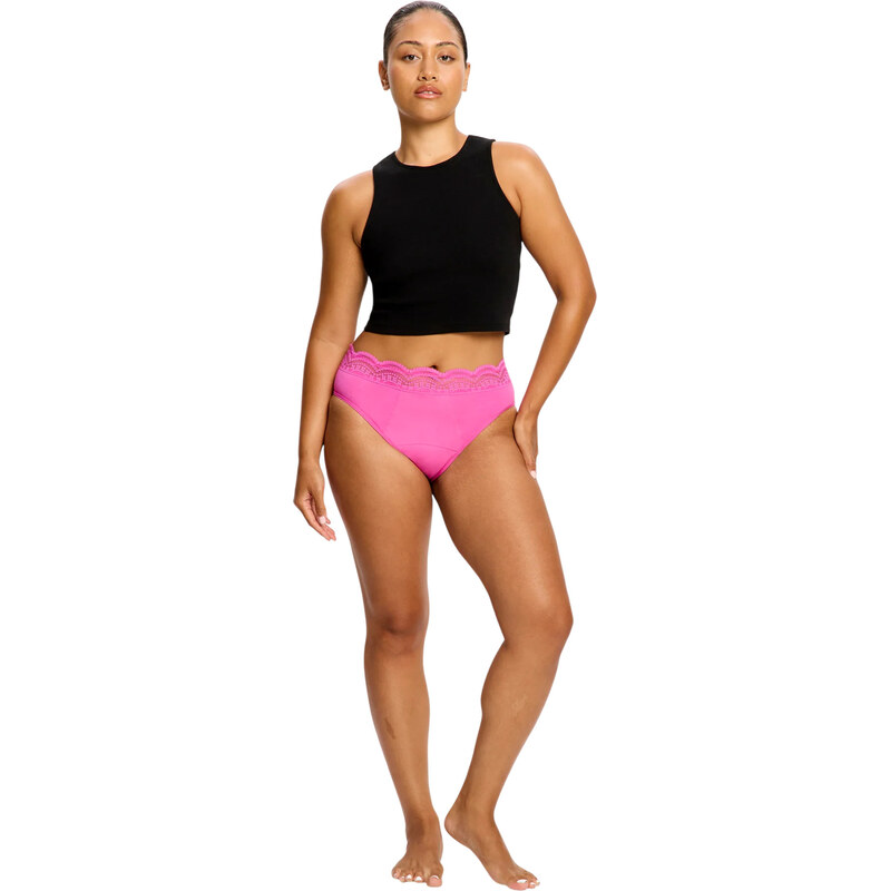 Menstruační kalhotky Modibodi Sensual Hi Waist Bikini Super