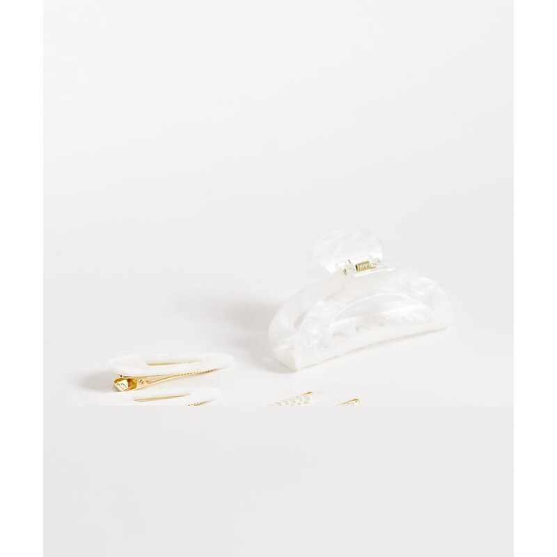 Pieces 6 pack hair accessories in white 113096128
