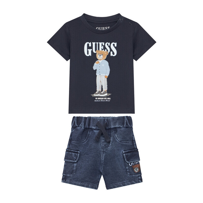 Sada tričko a džínové šortky Guess