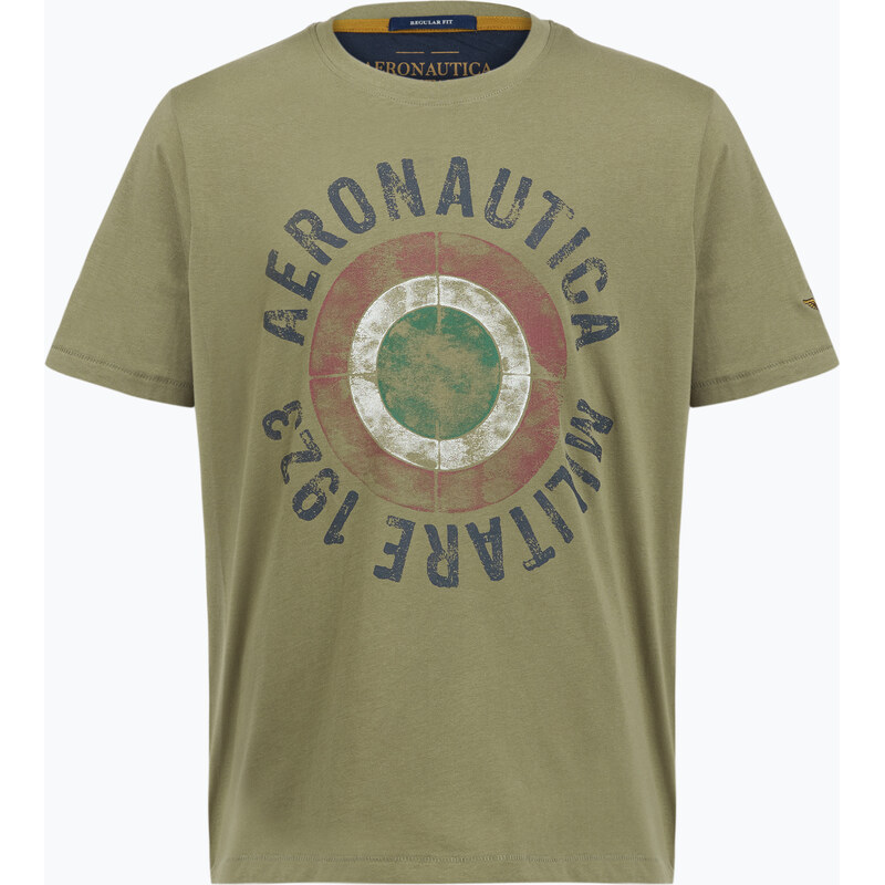 Pánské tričko Aeronautica Militare TS2538UJ00727 lichen green