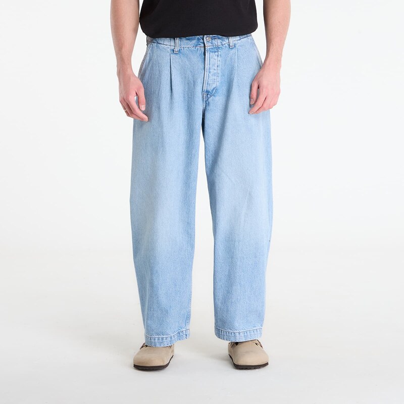 Džíny Calvin Klein Jeans Barrel Morning Fog Trouser Morning Fog