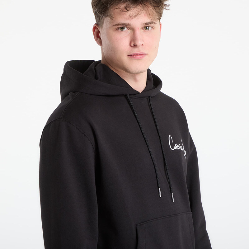 Mikina Calvin Klein Jeans Eu 350Terry Ck Graphic Hoodie Black M