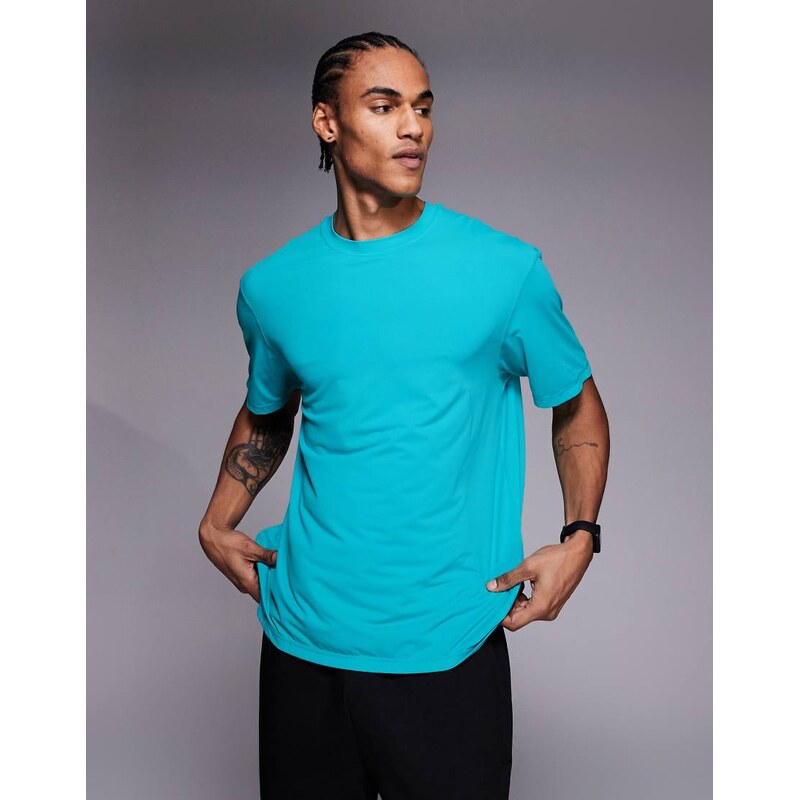 4505 quick dry nylon performance mesh oversized running t-shirt