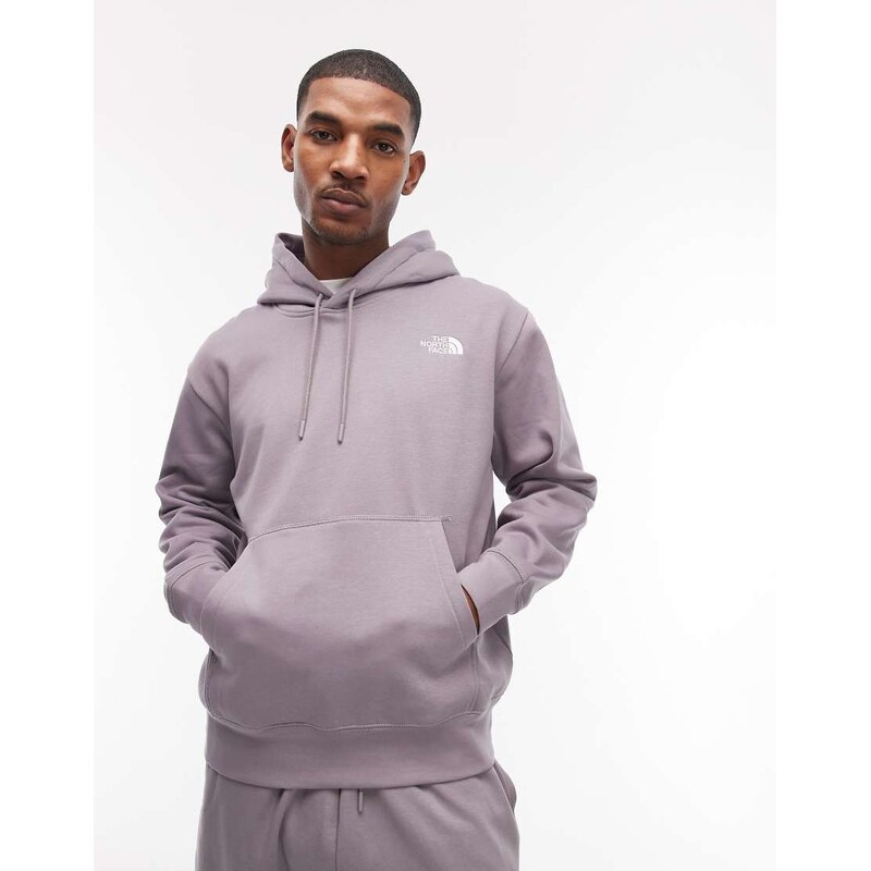 The North Face Oversized Essential logo hoodie in grey