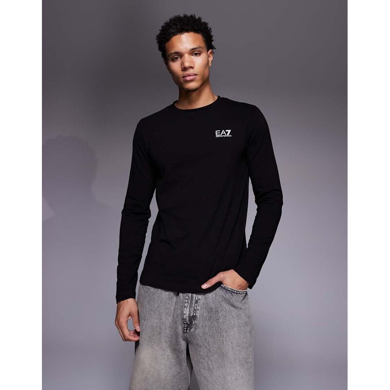 Armani EA7 training long sleeve t-shirt in black