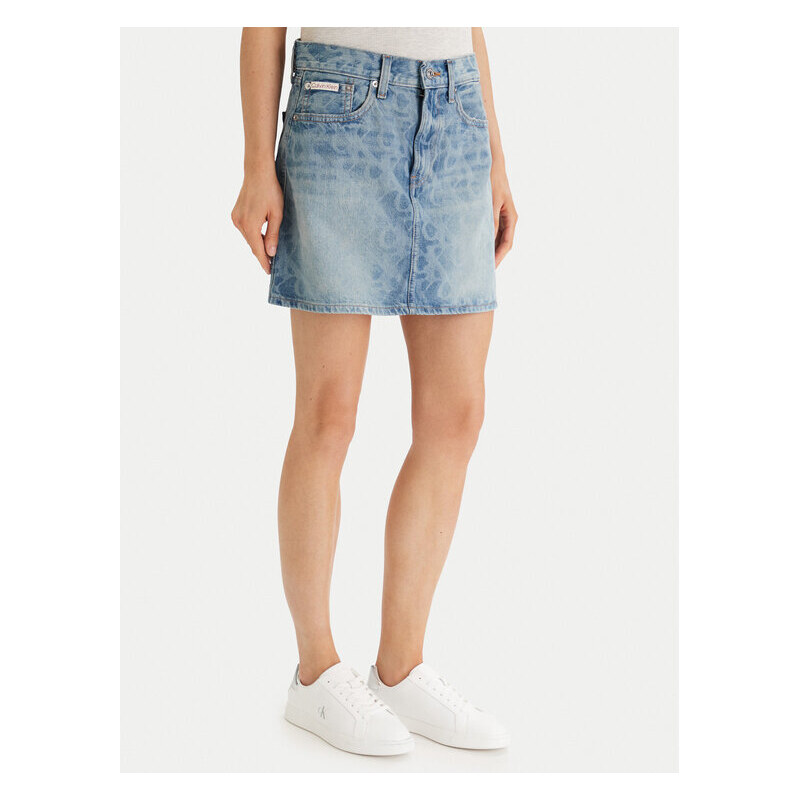 Džínová sukně Calvin Klein Jeans
