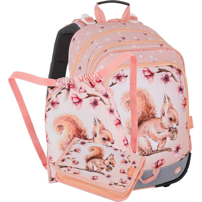 Bagmaster ALFA 26 A malý školní set pro prvňáčky – veverka
