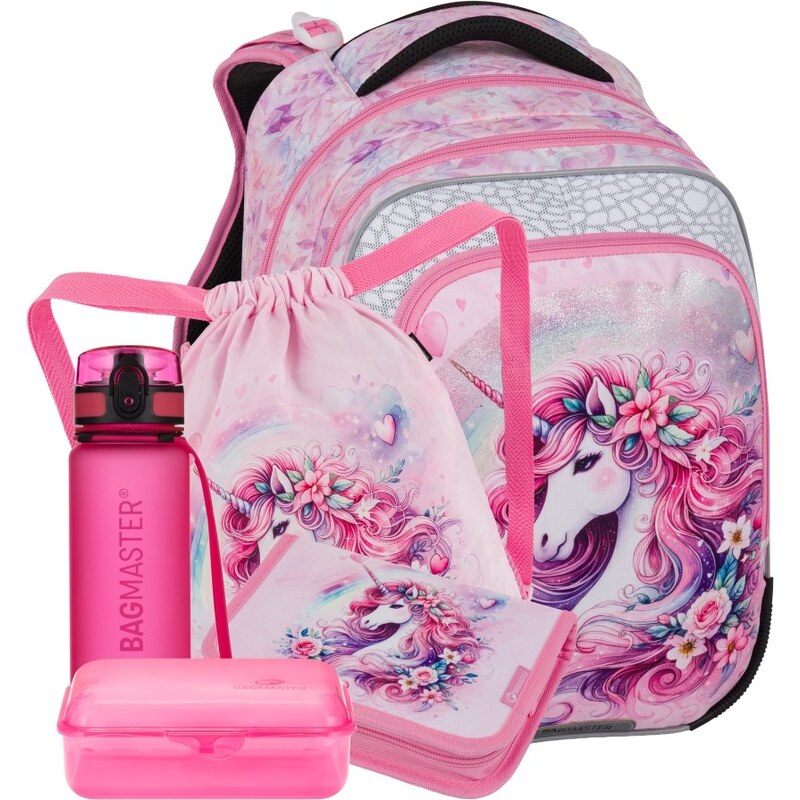 Bagmaster BETA 26 B velký školní set pro prvňáčky – jednorožec