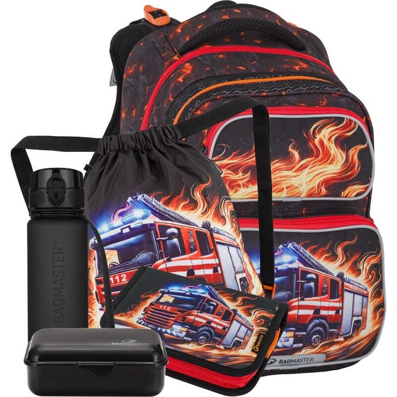 Bagmaster DOPI 26 B velký školní set pro prvňáčky – hasiči