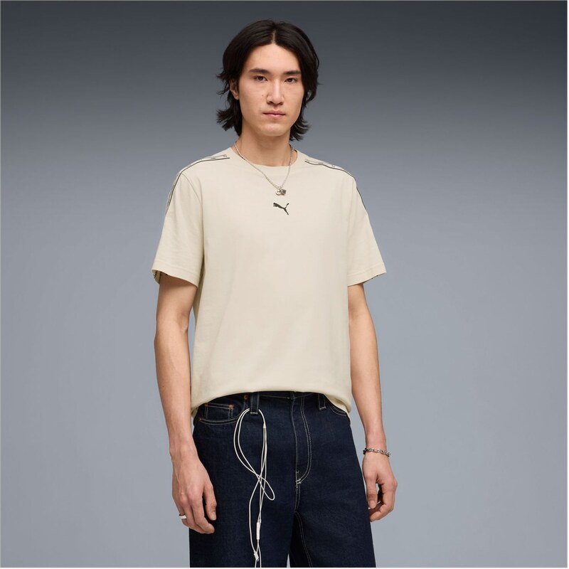 PUMA - ESS TAPE Tee PÁNSKÉ BAVLNĚNÉ TRIKO