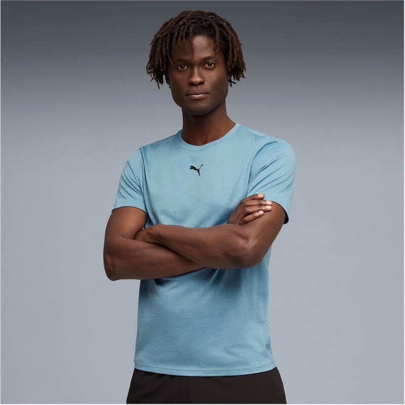 PUMA - ESSENTIALS HEATHER CAT TEE PÁNSKÉ SPORTOVNÍ TRIKO