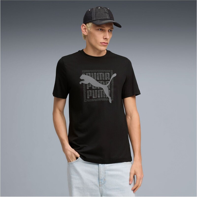 PUMA - GRAPHIC TEE PÁNSKÉ BAVLNĚNÉ TRIKO