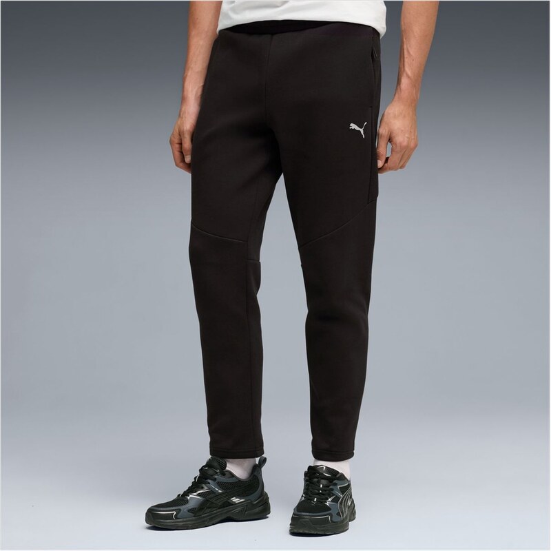 PUMA - EVOSTRIPE PÁNSKÉ BAVLNĚNÉ TEPLÁKY