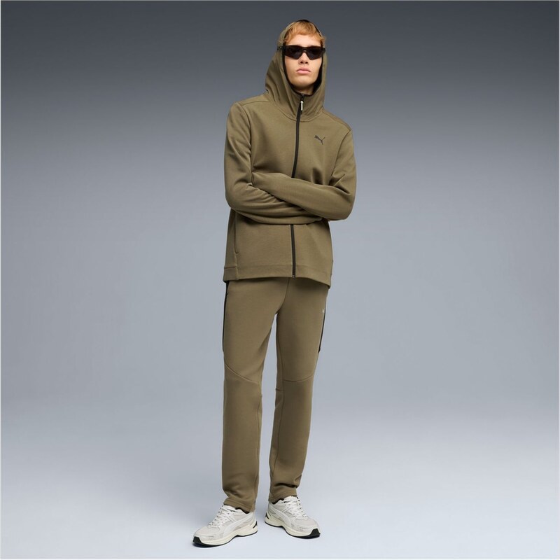 PUMA - EVOSTRIPE PÁNSKÉ BAVLNĚNÉ TEPLÁKY