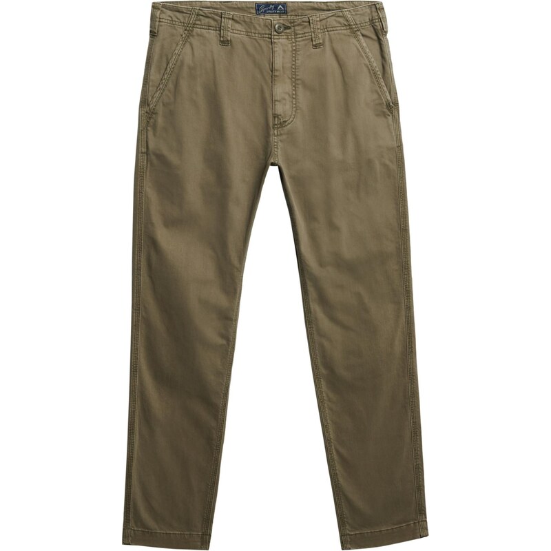 Superdry & Co Chino kalhoty olivová