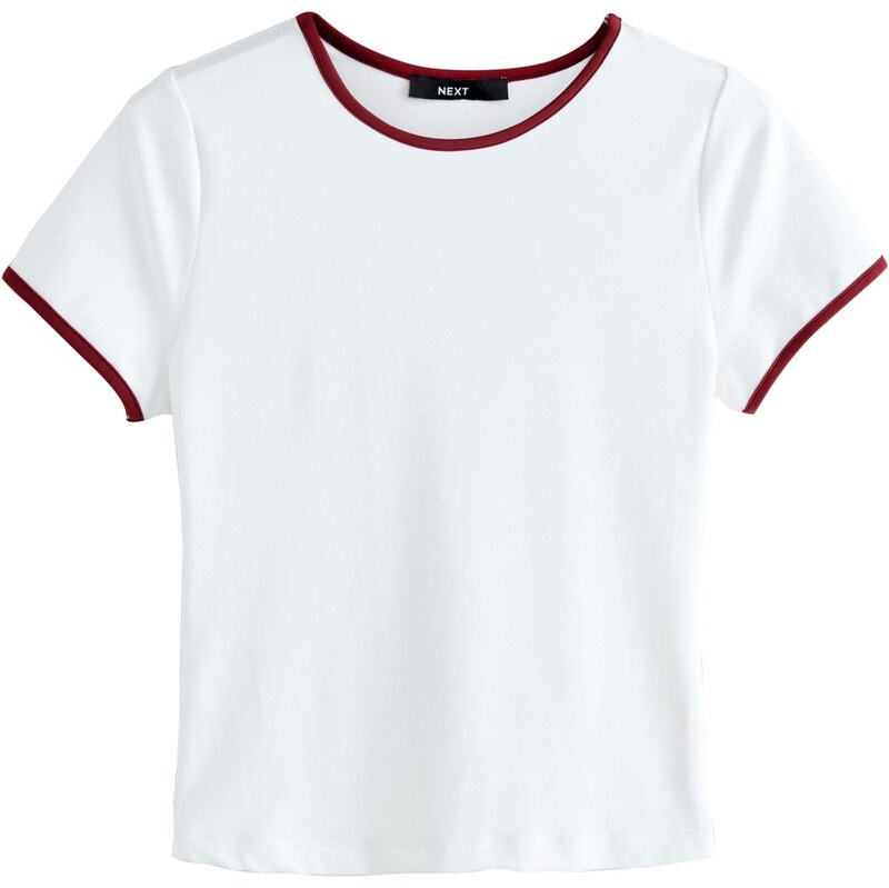 Next Tričko merlot / bílá