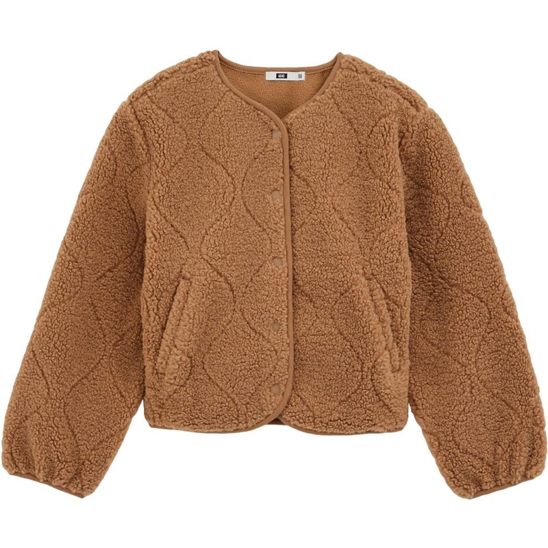 WE Fashion Přechodná bunda světle hnědá