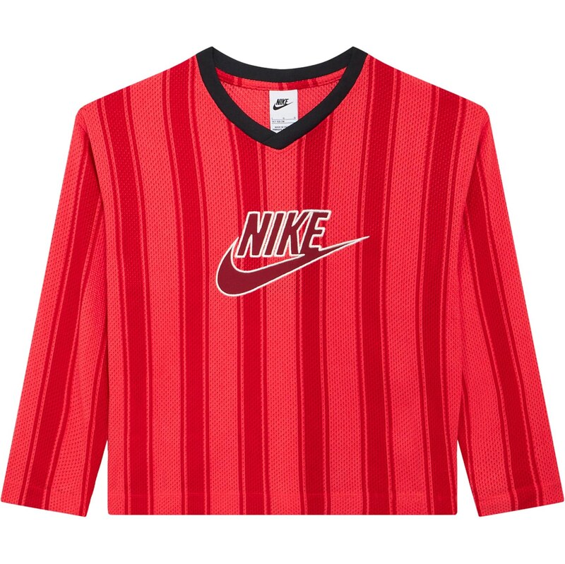 Nike Sportswear Tričko červená / tmavě červená / černá / bílá