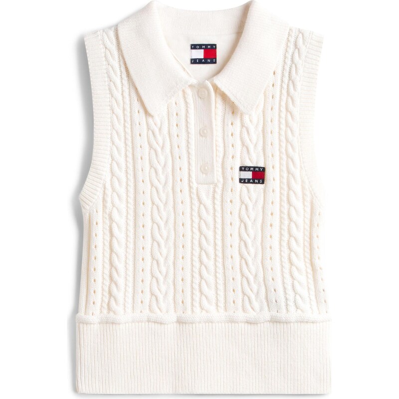 Tommy Jeans Kardigany tmavě modrá / červená / bílá