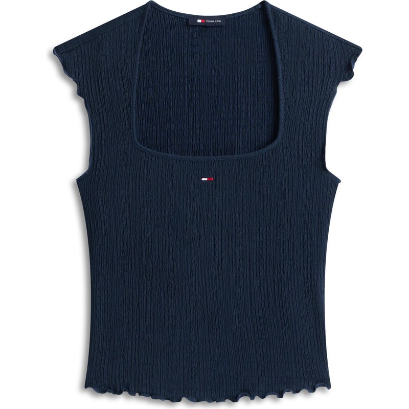 Tommy Jeans Top námořnická modř