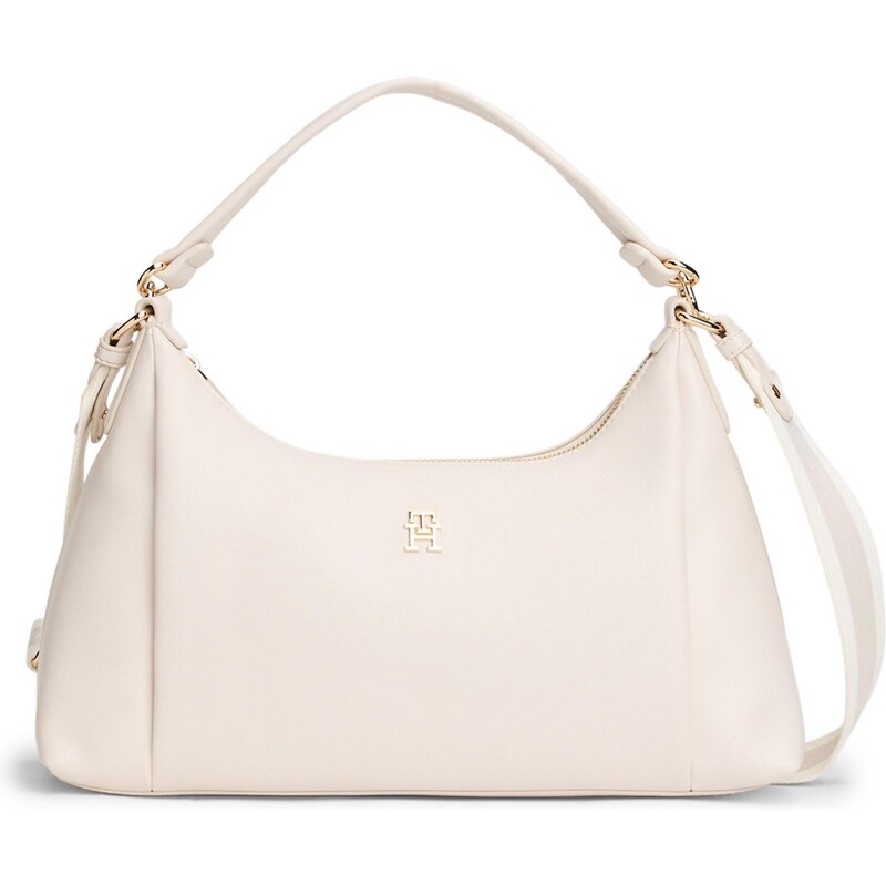 TOMMY HILFIGER Taška přes rameno Essential světle béžová