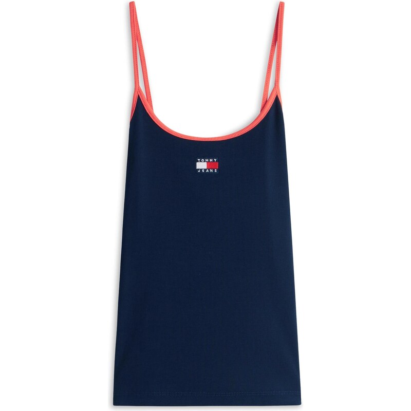 Tommy Jeans Top námořnická modř / červená / bílá