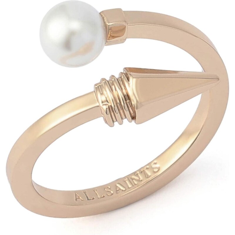AllSaints Prsten Hazel Pearl zlatá / perlově bílá 113103420