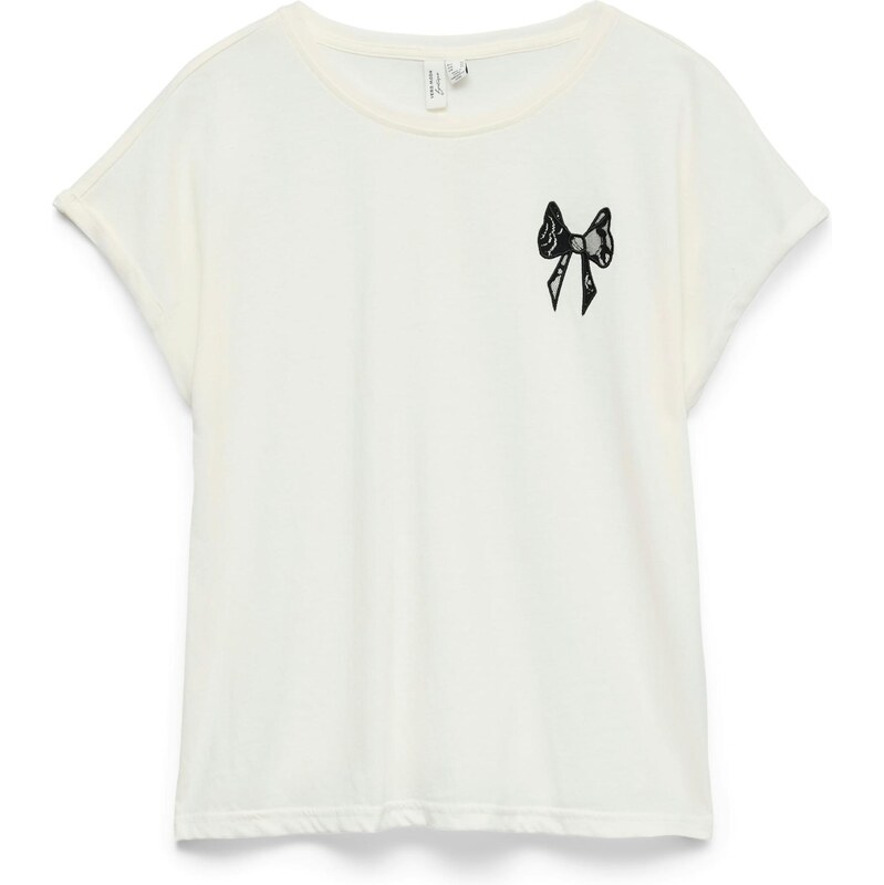 VERO MODA Tričko VMIHAYA černá / bílá 113103445