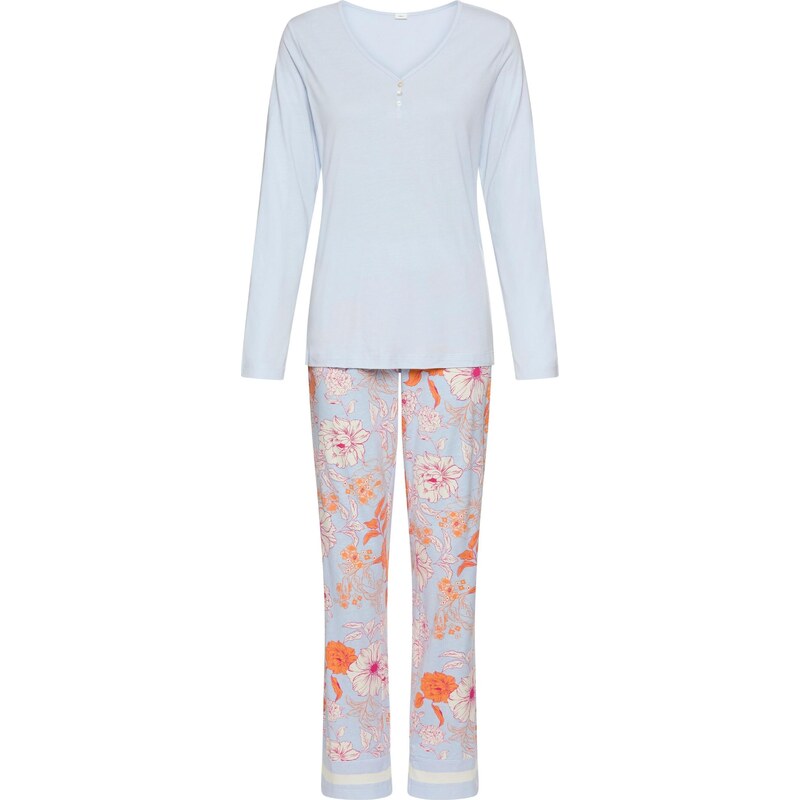 s.Oliver Pyžamo nebeská modř / oranžová / pink / bílá 113103544
