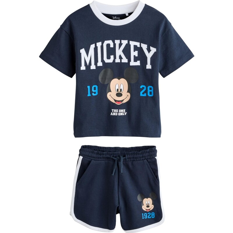 Next Sada Mickey Mouse béžová / námořnická modř / azurová / bílá