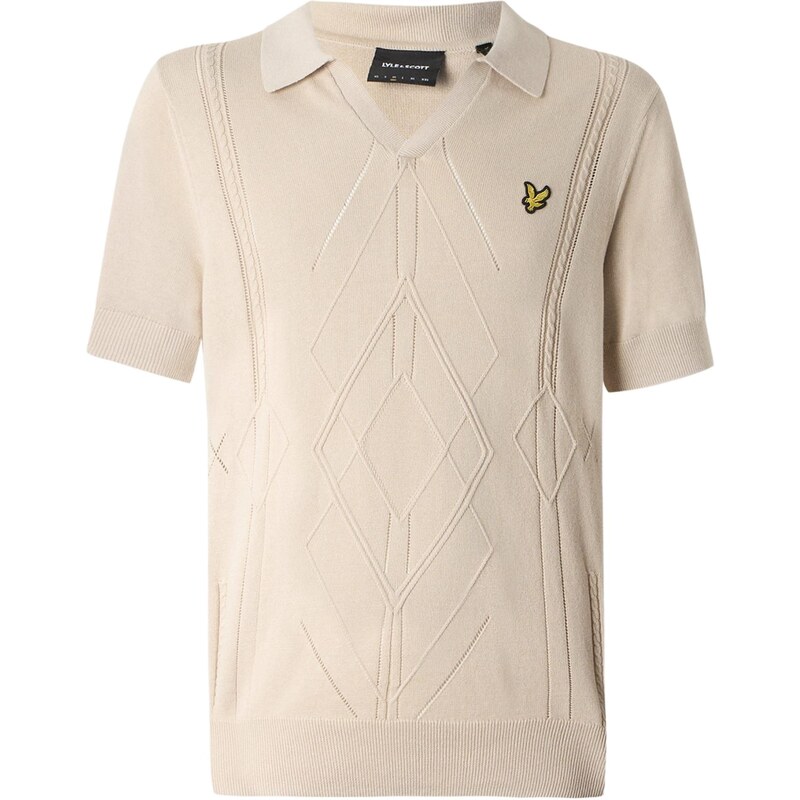 Lyle & Scott Svetr Argyle béžová
