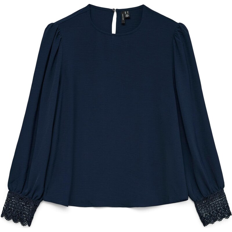 VERO MODA Halenka 'VMALVA' námořnická modř