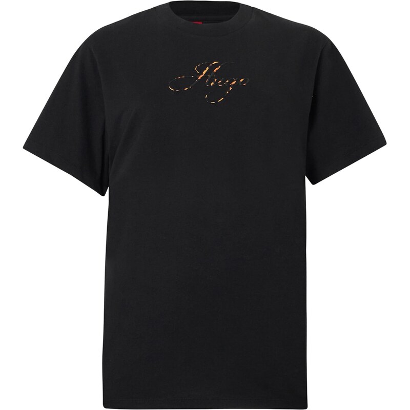 HUGO Tričko Vintage Tee_23 černá