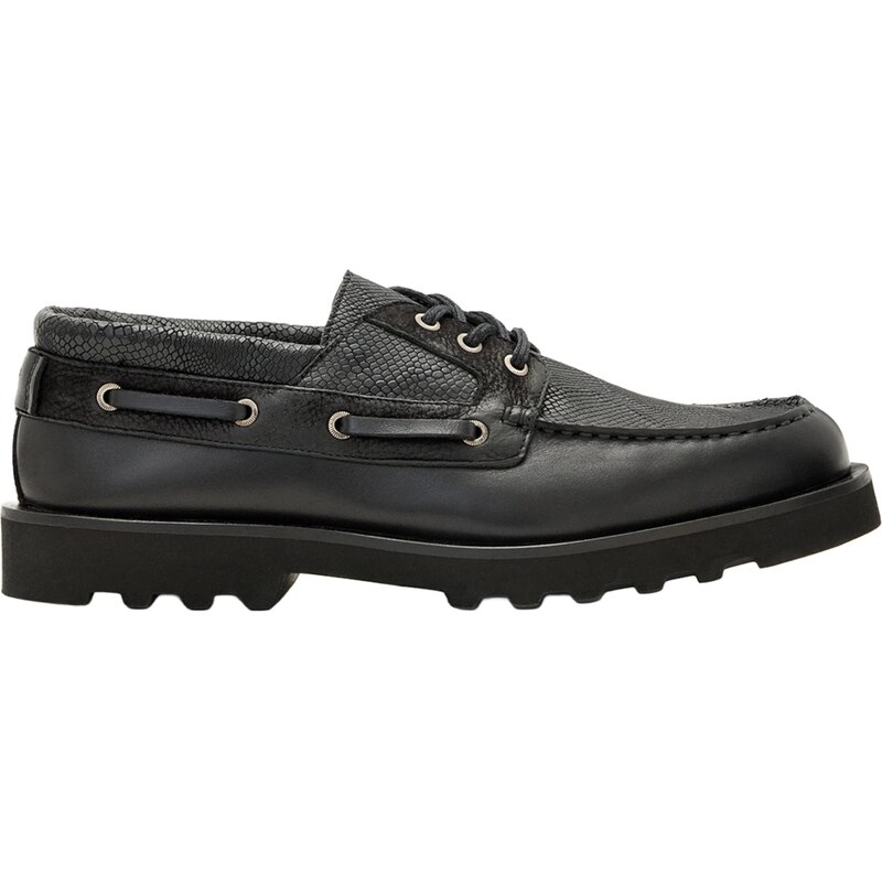 AllSaints Šněrovací boty černá
