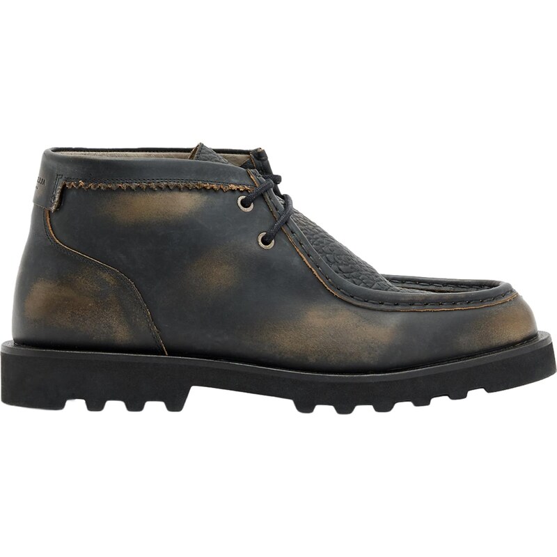 AllSaints Šněrovací boty hnědá