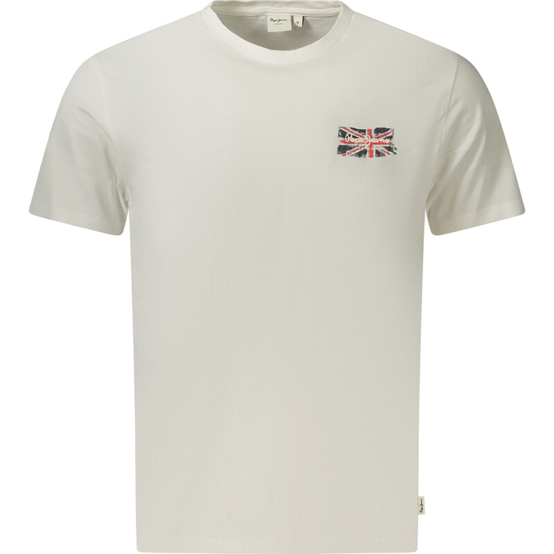 PEPE JEANS MENS SHORT-SLEEVED T-SHIRT WHITE