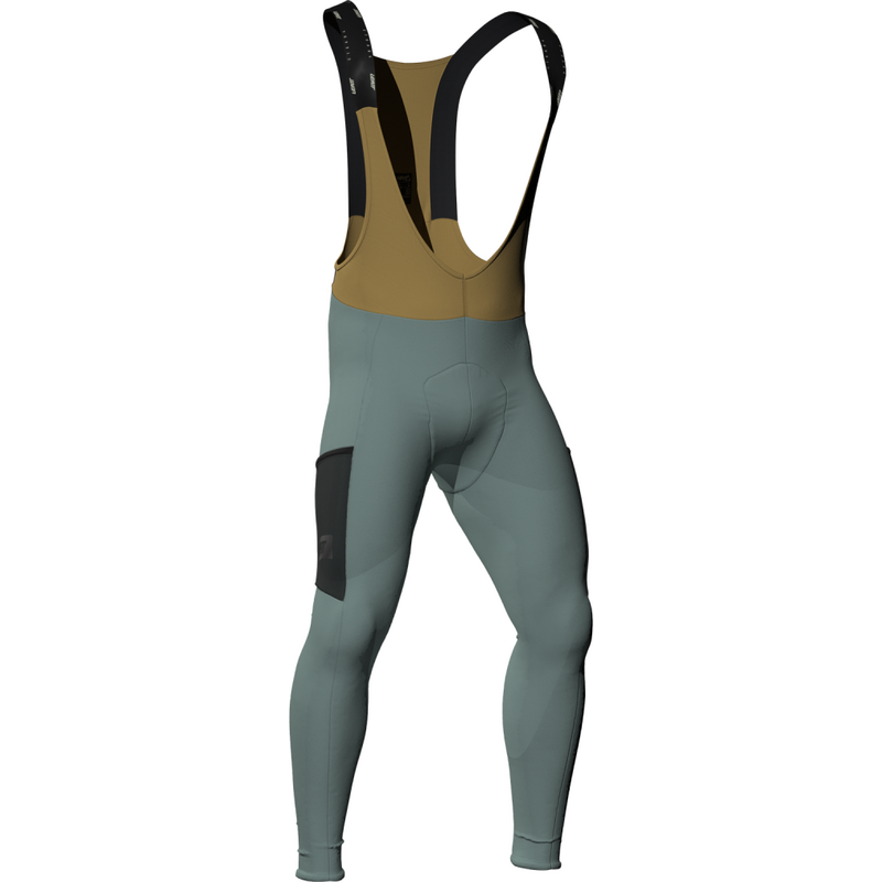 LEATT Bib Long MTB ThermaFlow 4.0 kalhoty, Mist zelená