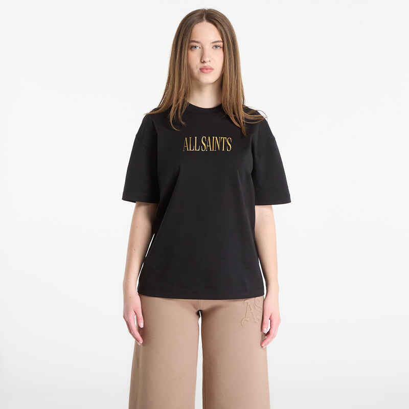 Tričko AllSaints Cora Etta Tee Black M 113119194