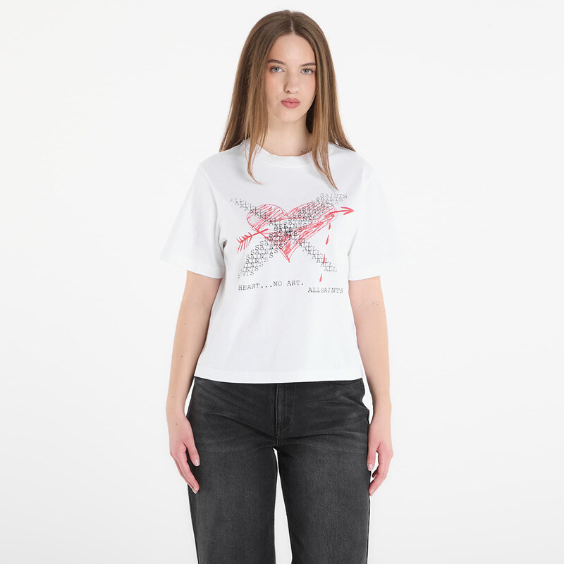 Tričko AllSaints Heartache Lisa Tee White L 113119189