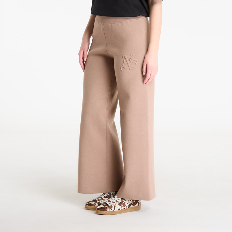 Kalhoty AllSaints Sonny Knit Trouser Pine Bark Brown 25 113119170
