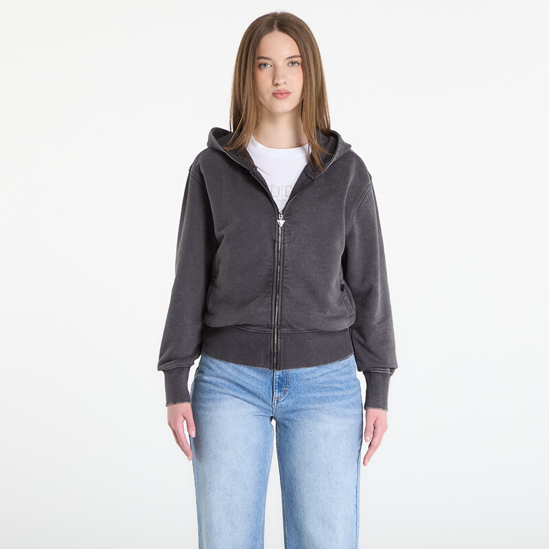 Mikina GUESS Hooded California Sweatshirt Jet Black Multi L