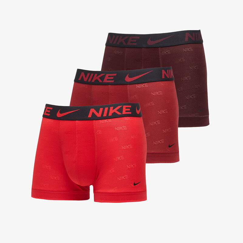 Trenky Nike Trunk 3-Pack Red L