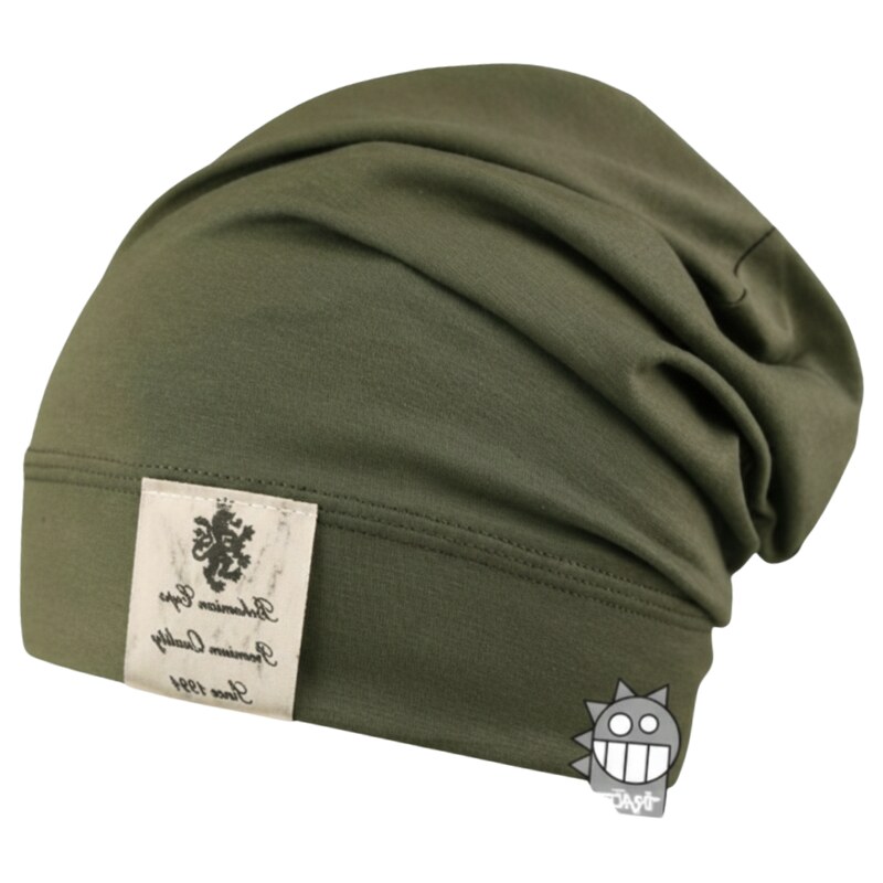 DĚTSKÁ ČEPICE Pastels khaki Dráče