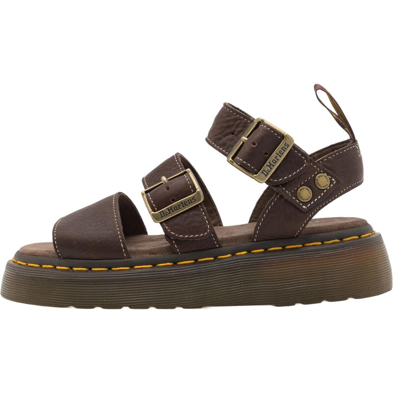 Dr. Martens Sandály Gryphon Quad tmavě hnědá 113125630
