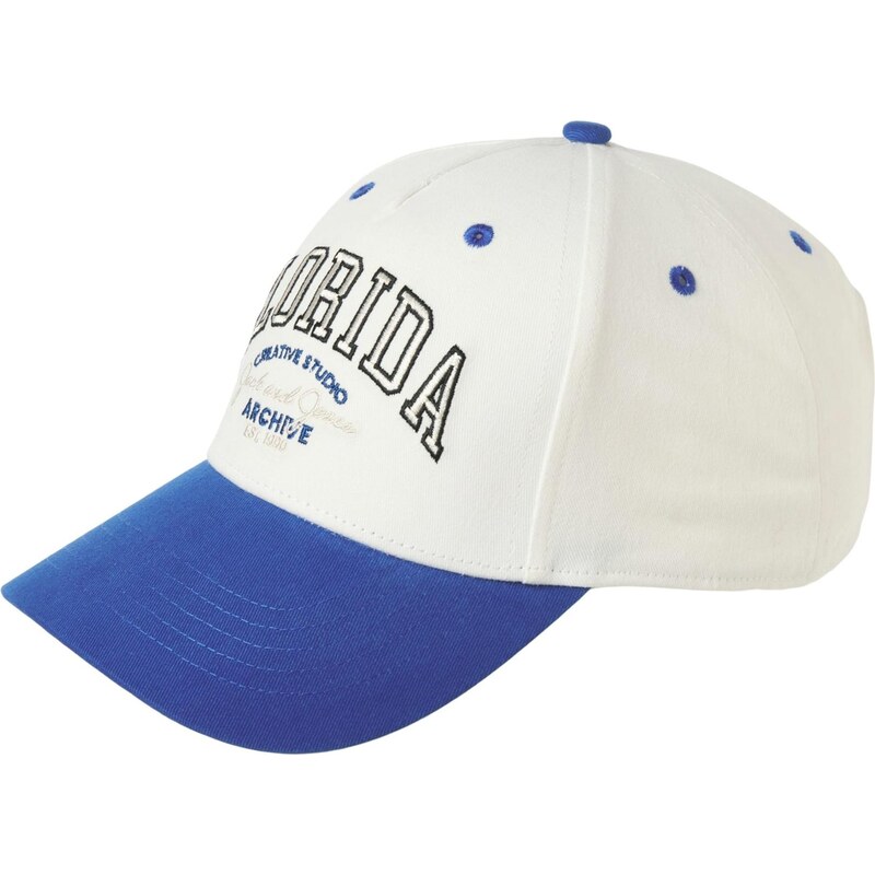 JACK & JONES Kšiltovka JACBase Brandon modrá / černá / bílá