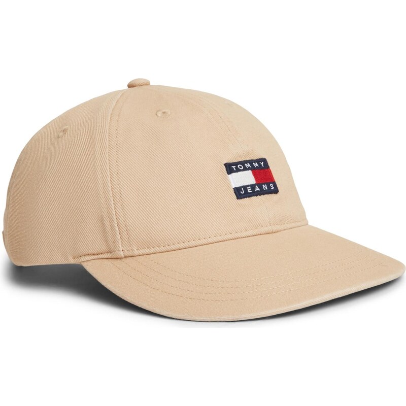Tommy Jeans Kšiltovka Heritage béžová / námořnická modř / červená 113125796